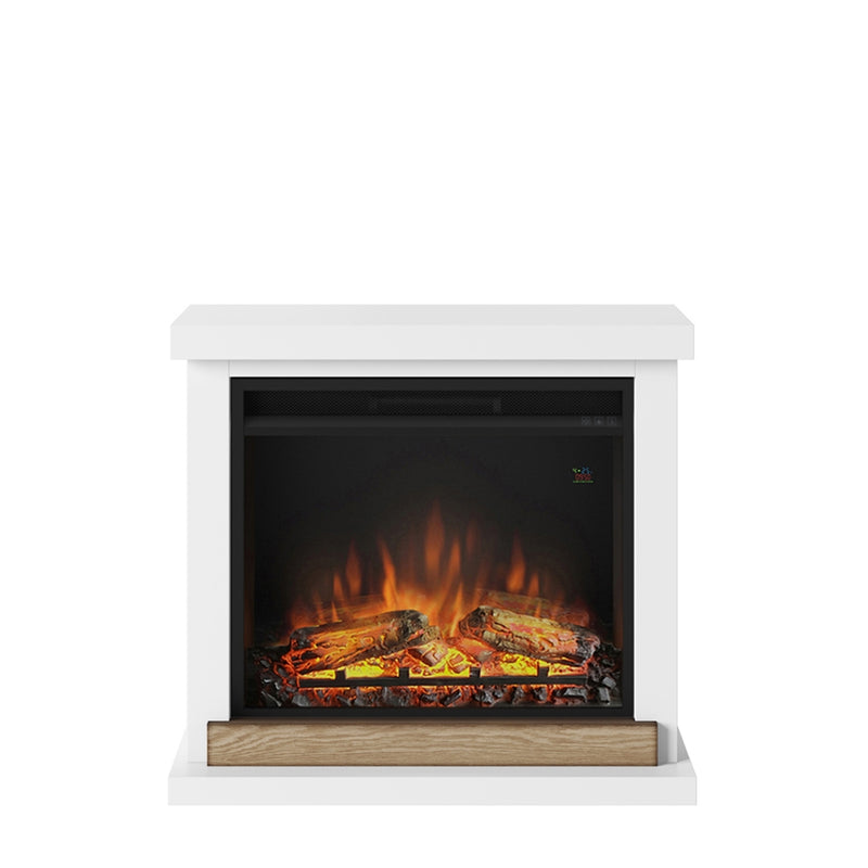 Hagen Electric Fireplace, Pure White, UK Plug