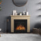 Frode Electric Fireplace, Natural Oak, Mantel Only