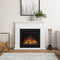 Larsen Electric Fireplace, Pure White, UK Plug