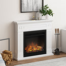 Larsen Electric Fireplace, Pure White, UK Plug