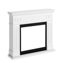 Larsen Electric Fireplace, Pure White, Mantel Only