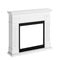 Larsen Electric Fireplace, Pure White, Mantel Only