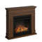 Larsen Electric Fireplace, Premium Walnut, EU Plug