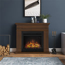 Larsen Electric Fireplace, Premium Walnut, Mantel Only