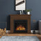 Larsen Electric Fireplace, Premium Walnut, UK Plug