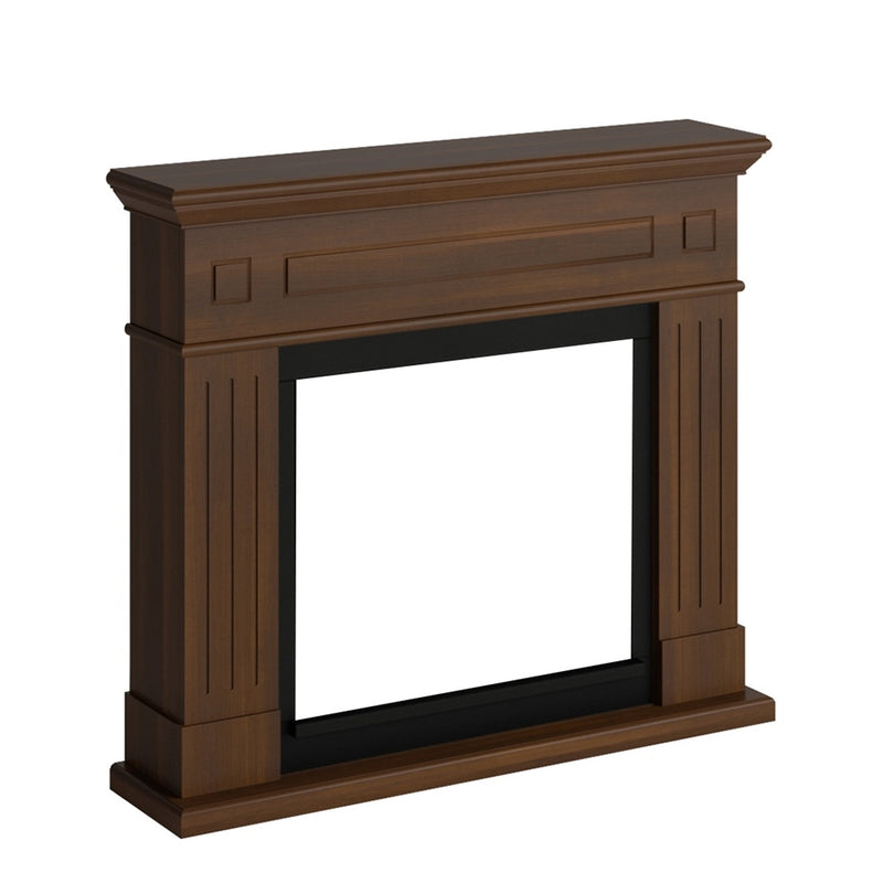 Larsen Electric Fireplace, Premium Walnut, Mantel Only