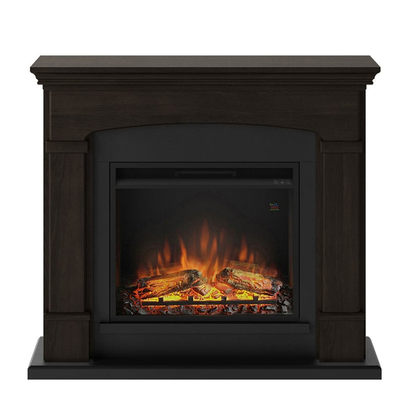 Helmi Electric Fireplace, Espresso Wenge, UK Plug