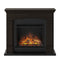 Helmi Electric Fireplace, Espresso Wenge, Mantel Only