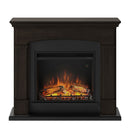 Helmi Electric Fireplace, Espresso Wenge, EU Plug