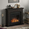 Helmi Electric Fireplace, Espresso Wenge, Mantel Only