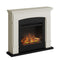 Helmi Electric Fireplace, Soft Cream, Mantel Only