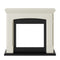 Helmi Electric Fireplace, Soft Cream, Mantel Only