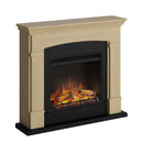 Helmi Electric Fireplace, Natural Oak, Mantel Only