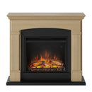 Helmi Electric Fireplace, Natural Oak, UK Plug