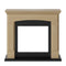 Helmi Electric Fireplace, Natural Oak, Mantel Only