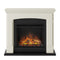 Helmi Electric Fireplace, Soft Cream, UK Plug