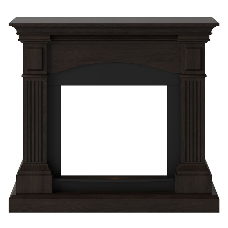 Magna Electric Fireplace, Espresso Wenge, Mantel Only