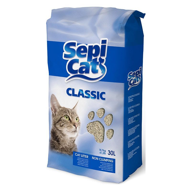 Sepicat Classic Non-Clumping Cat Litter, 30 Litre