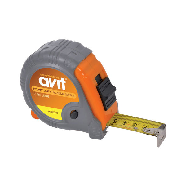 Avit Heavy Duty Tape Measure - 7.5m (25ft)