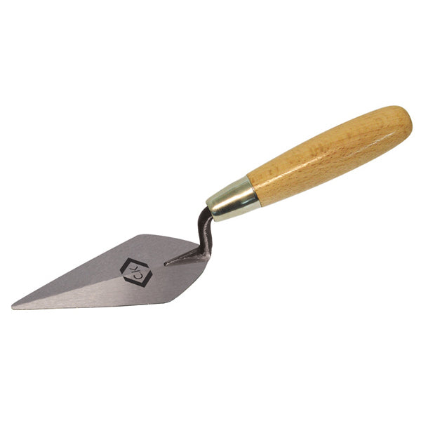 C.K Pointing Trowel Carbon Steel Wood Grip 100mm