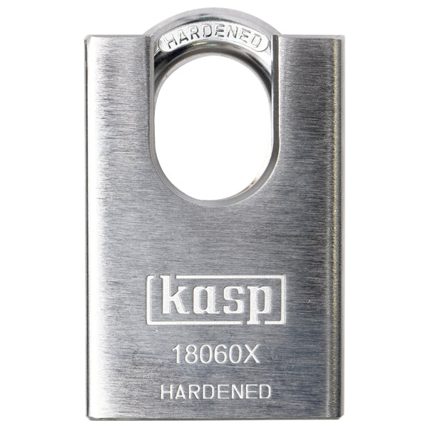 Kasp Hardened Steel Padlock - 60mm - Close Shackle