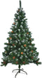 Christmas Workshop 6ft Snow Tipped Traditional Artificial Christmas Tree, Metal Base