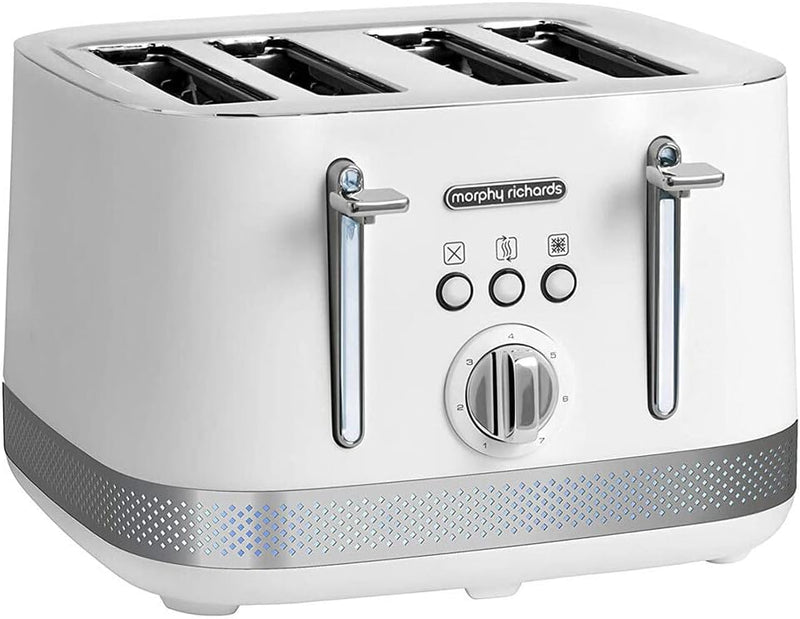 Morphy Richards Illumination 4 Slice Toaster - White