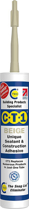 C-Tec CT1 Sealant & Construction Adhesive, Beige