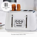 Morphy Richards Verve 4 Slice Toaster, White