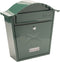 Sterling Classic Galvanised Steel Wall Mounted Postbox, Green