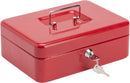 Burg Wächter 10 Inch Money Cash Box, Red