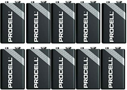 Duracell Procell 9V Batteries, 10 Pack