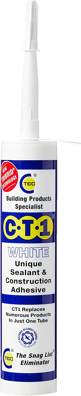 C-Tec CT1 Sealant & Construction Adhesive, White