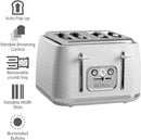 Morphy Richards Verve 4 Slice Toaster, White