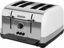 Morphy Richards Venture 4 Slice Toaster, Matt White