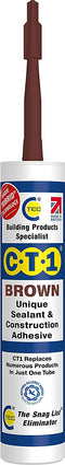 C-Tec CT1 Sealant & Construction Adhesive, Brown