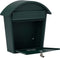 Sterling Classic 2 Galvanised Steel Wall Mounted Postbox, Matt Green