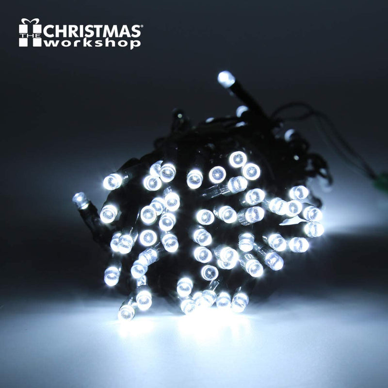 Christmas Workshop 1000 Bright White LED Chaser Christmas Lights / Indoor or Outdoor Fairy Lights