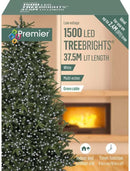 Premier Decorations 1500 LED Multi Action TreeBrights, White