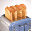 Morphy Richards Accents 4 Slice Toaster, Cornflour Blue