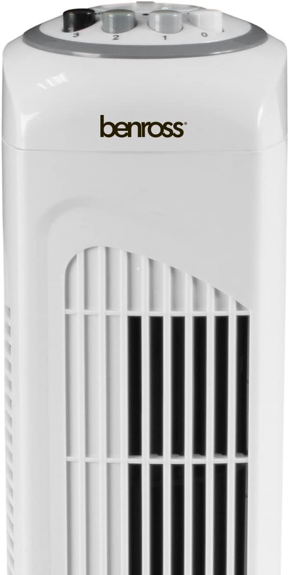 Benross 29 Inch Tower Cooling Fan with Timer, White