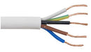 1.5mm 5 Core White Cable Flexible 3185Y - 25m