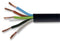 1.5mm 5 Core Black Cable Flexible 3185Y - 5m