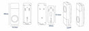 Knightsbridge Wireless plug in door chime - white