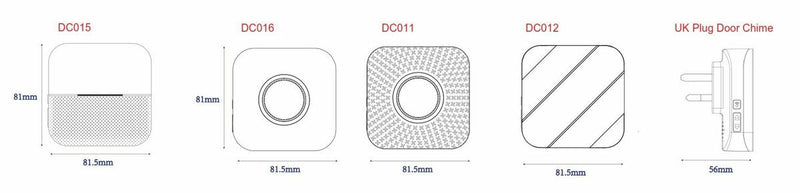 Knightsbridge Wireless plug in door chime - white