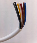 0.75mm 7 Core White Cable Flexible 3187Y - 100m