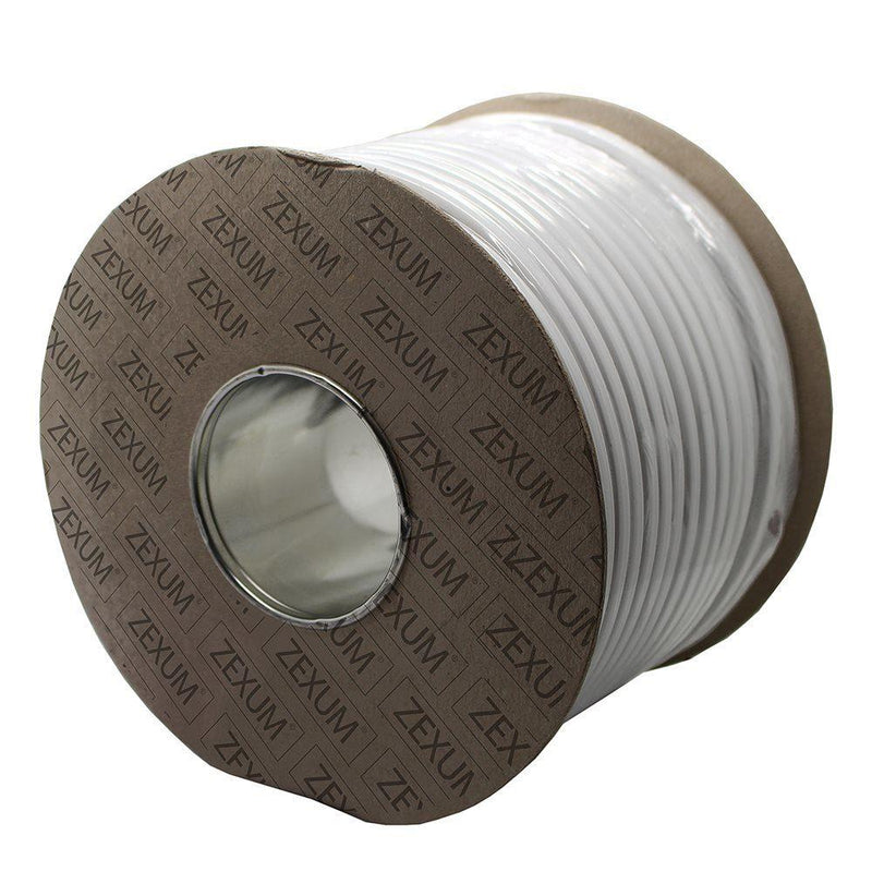 0.5mm 2 Core PVC Flex Cable White Round 2182Y - 25m