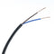 0.75mm 2 Core PVC Flex Cable Black Round 2182Y - 5m