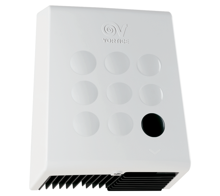 Vortice Opimal Dry Manual Wall Hand Dryer, White