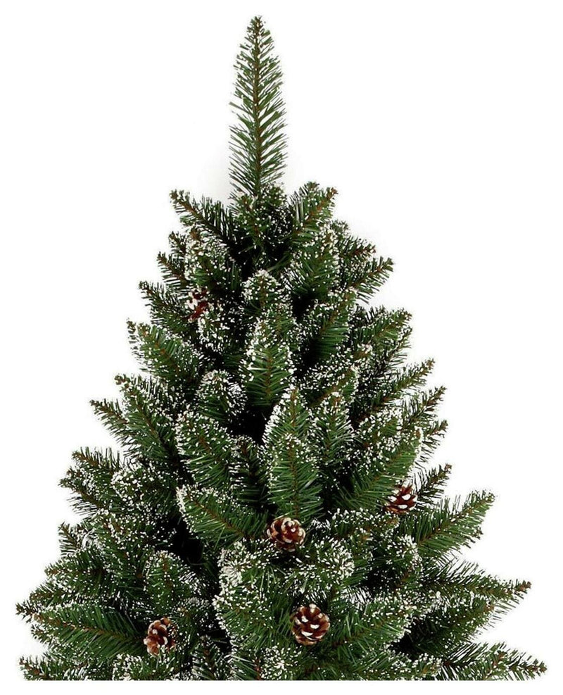 Premier Decorations Rocky Mountain Pine Tree PVC Tips with Cones, 2.4m